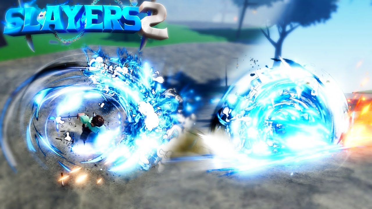 Player using Water Breathing techniques in a Slayers 2 duel